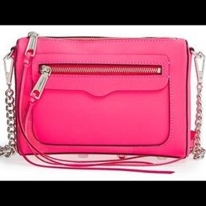 Rebecca Minkoff hot pink Avery crossbody